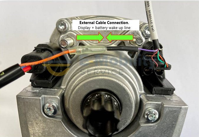 Brose kabel - motor naar display externe Wake Up - C92565